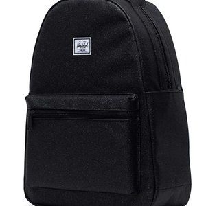 NWT Herschel Nova Backpack, Black Sparkle, Mid-Volume 18.0L